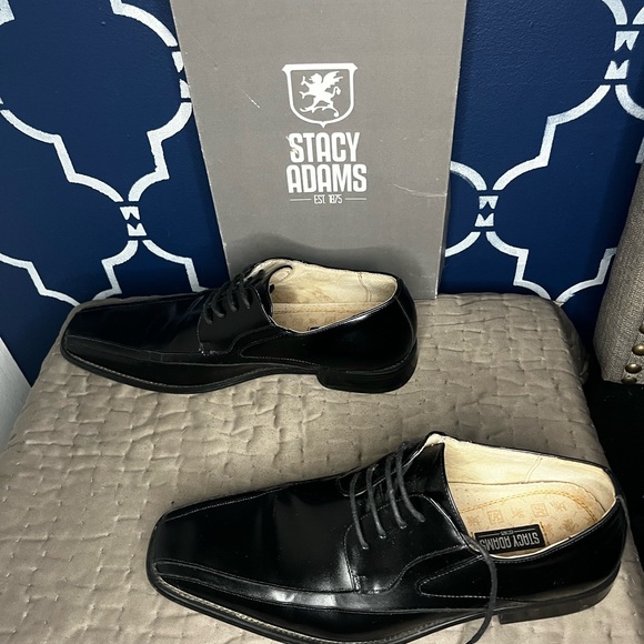 Stacy Adams Men’s Oxford Peyton Shoes - Picture 4 of 6